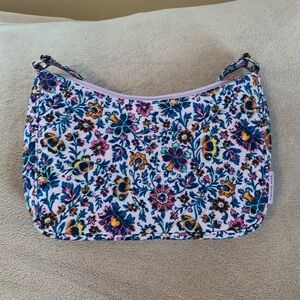 Vera Bradley frannie Crescent Crossbody shoulder bag, cloud vine multi